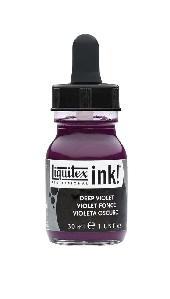 Akrylblekk Liquitex 30 ml - 115 Deep Violet - Tusj & blekk, Kunstnermalinger