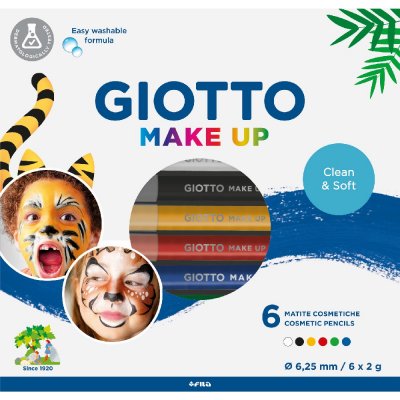 Sminkpenna Giotto 6-pack - Klassisk