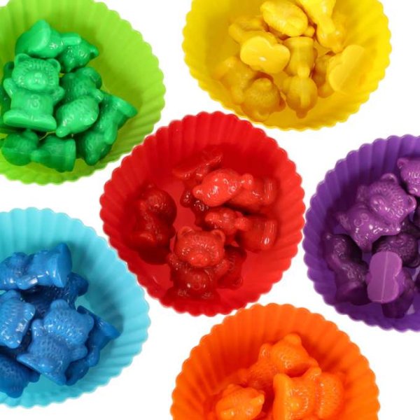 Räkneset med björnar Montessori 44 delar Räkneset med björnar Montessori 44 delar