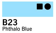 Copic Marker - B23 - Phthalo Blue - Tuschpenne, Penne, Penne, kridt & tusch