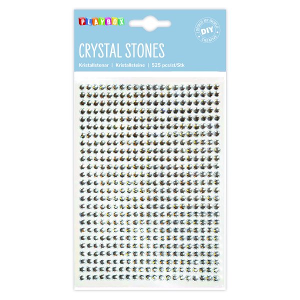 Kristallstenar silver