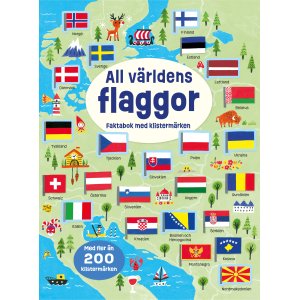 Verdens flagg - faktabok med 200 klistremerker Verdens flagg - faktabok med 200 klistremerker