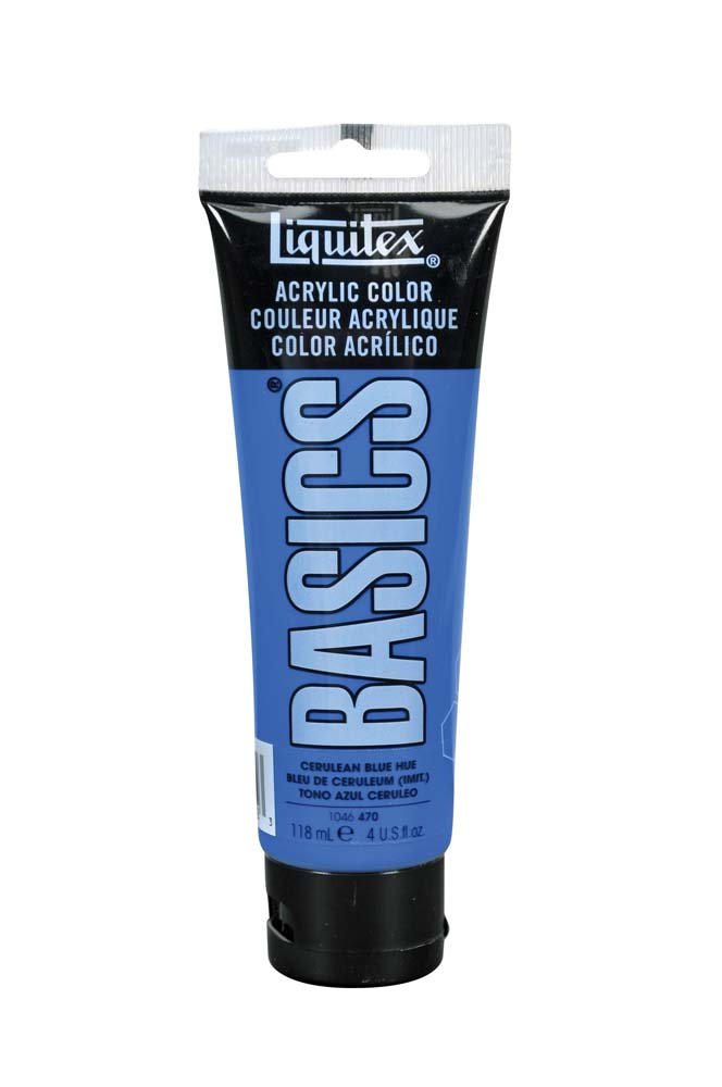 Akrylfärg Liquitex 118 ml - 470 Cerulean blue hue - Akrylfärger, Konstnärsfärger