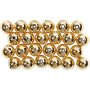 Vaxpärlor 8 mm Guld 50 st Vaxpärlor 8 mm Guld 50 st