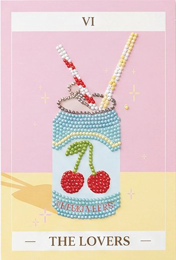 Diamond painting Happy Hour - Tarot, 3 kort