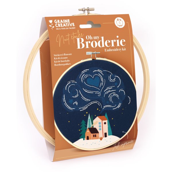 Broderikit nattmotiv �20 cm