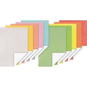 Glittrande kort i A4-format, 10-pack