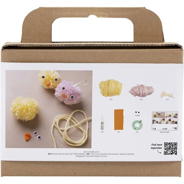 Mini DIY Kit Pompom - Kyllinger