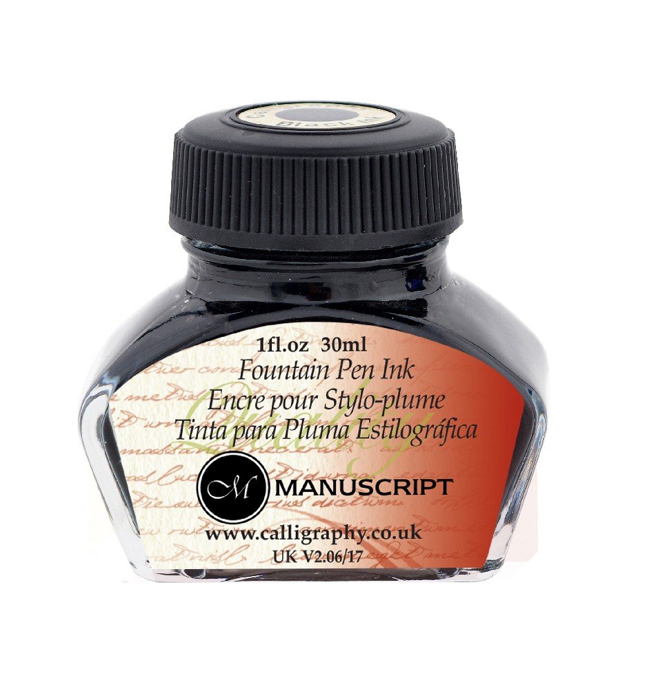 Blækflasker Ikke vandfaste 30 ml - Calligraphy Black - Tusch & Blæk, Kunstnerfarver