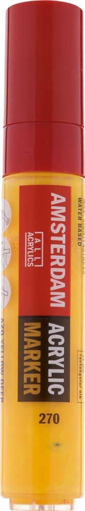 Amsterdam Marker 15 mm - Azo Yellow Deep - Amsterdam Markers, Amsterdam, Markers, Penne, Penne, kridt & tusch