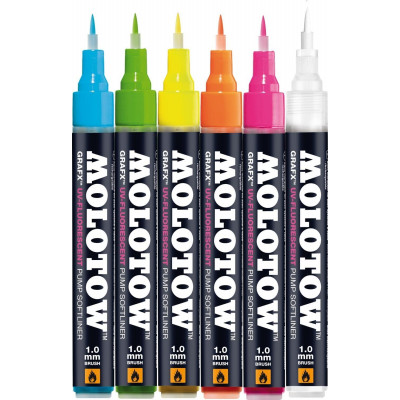 Molotow GRAFX Softliner UV-fluorescerende
