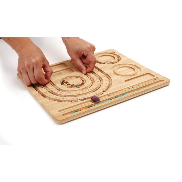 P�rlbr�da i bambu 35 x 28,5 cm