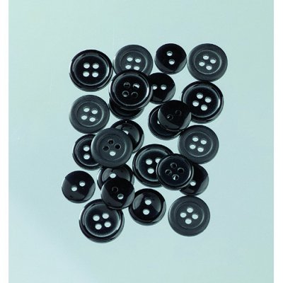 Knappar 10 - 15 mm - svart 40 g svart