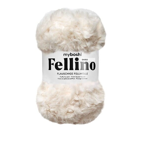 Myboshi Fellino - 100 g - Shiro - Myboshi garn, Garn, Strikke, hækle, knytte og væve