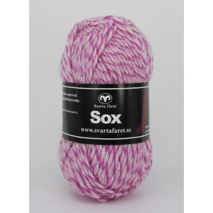 Sox 50g - Rosa/mrkrosa/oblekt (10)