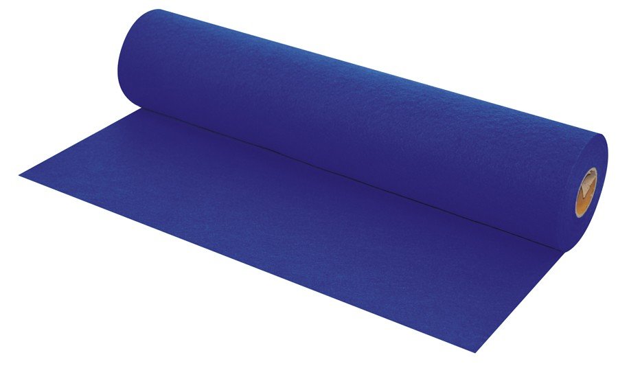 Filtrulle marineblå - Filt stof, Filt & filtark, Stof