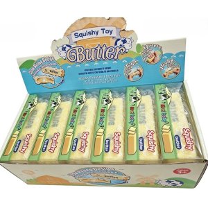 Squishy Crunchy Smør 13 cm - Voks Knæk Squishy Crunchy Smør 13 cm - Voks Knæk