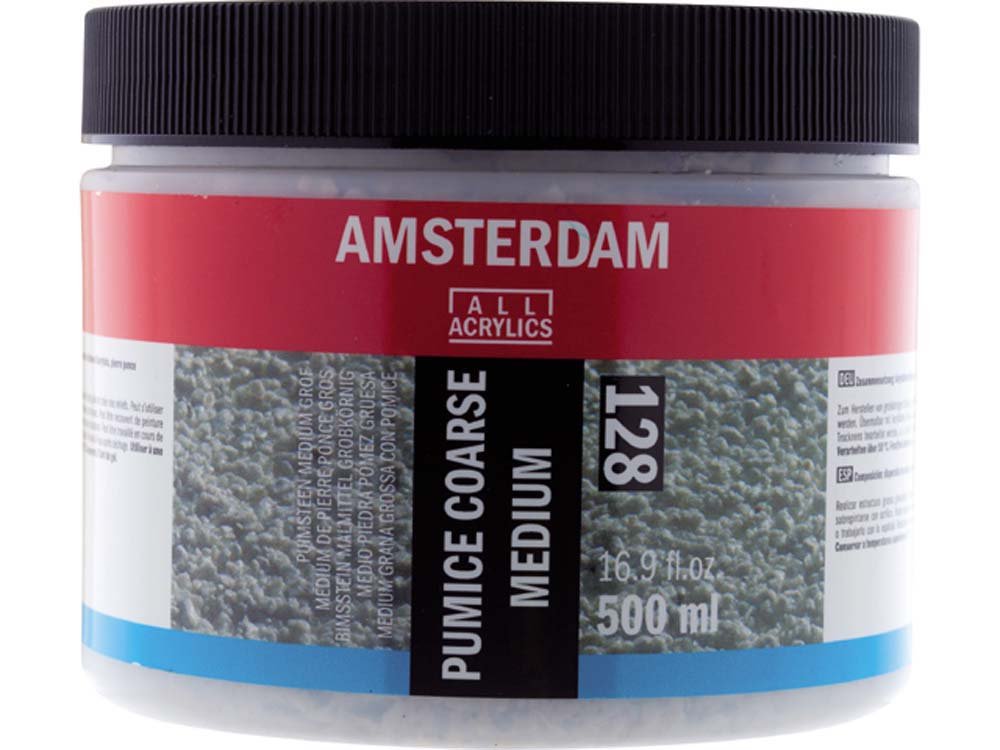 Pimpstein Medium Amsterdam Grov - 500 ml - Akrylmedier, Malemedium, Lakk & malingsmedier