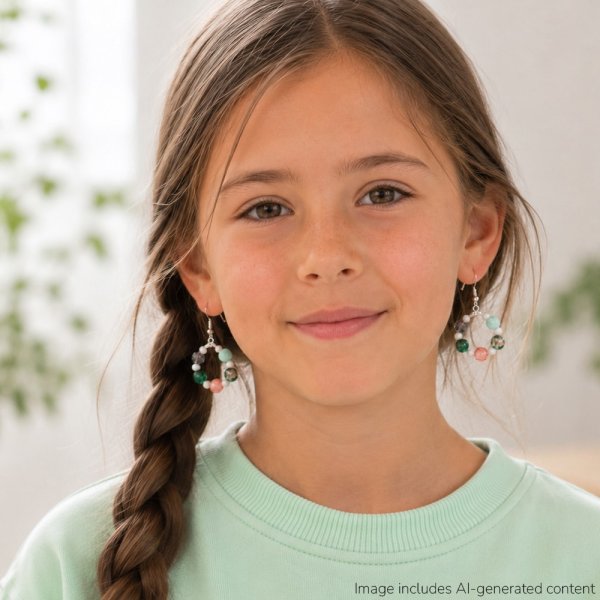 Kreolörhängen Ø 25 mm försilvrade - 20 st Kreolörhängen Ø 25 mm försilvrade - 20 st