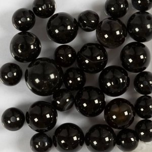 Agatp�rlor svart 10x10-15x6 mm - 28 st.