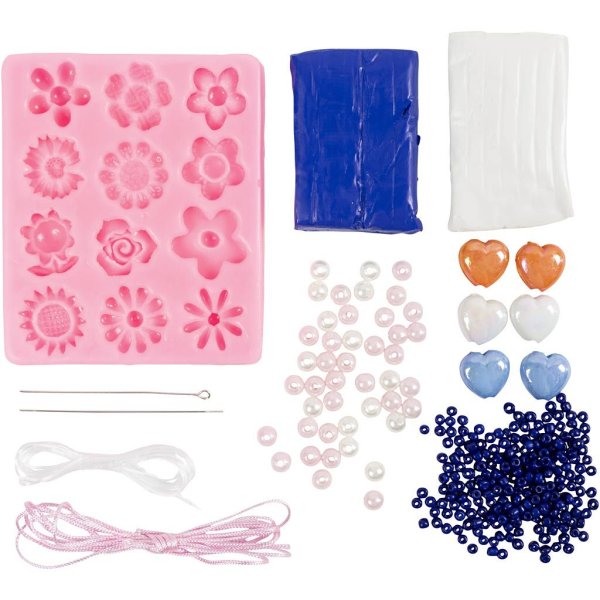 Mini DIY-sett Smykkeblomster blandede farger Mini DIY-sett Smykkeblomster blandede farger