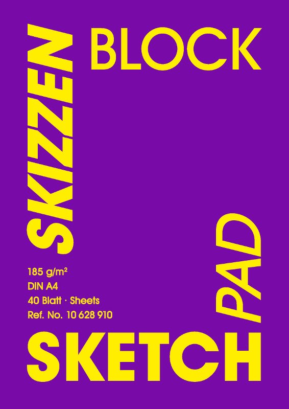 Skitseblok Hahnemühle Velvet 185 g - A2 - Tegneblok, Blok
