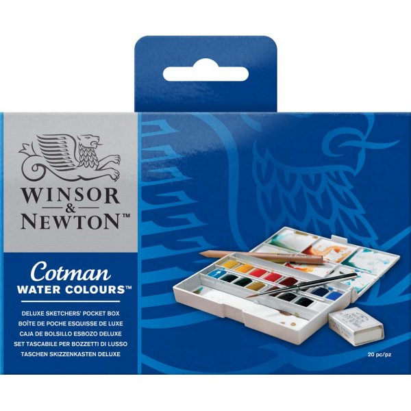 Akvarellfärg W&N Cotman - Pocketset 16 Färger Akvarellfärg W&N Cotman - Pocketset 16 Färger