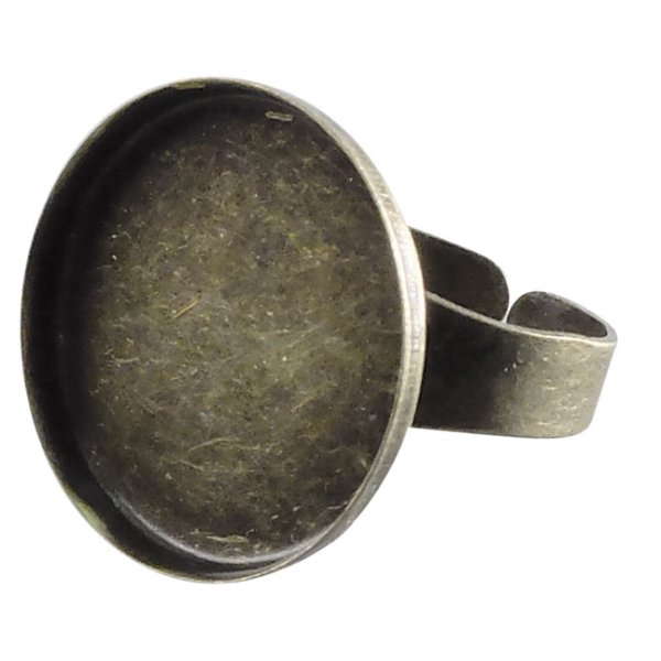 Rund ring för smyckestillverkning 20 mm i brons Rund ring för smyckestillverkning 20 mm i brons