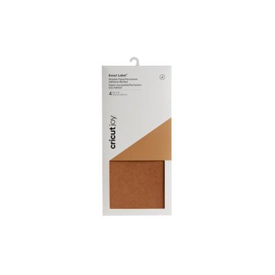 Smarte Etiketter Cricut Joy 14x30,5 cm 4-pakning - Pappbrun