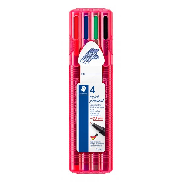 Universalpen Permanent Triplus - 4-pak