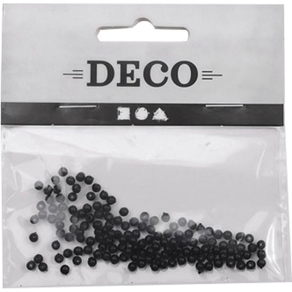 Vaxpärlor 3 mm Svart 150 st - Plastpärlor Vaxpärlor 3 mm Svart 150 st - Plastpärlor