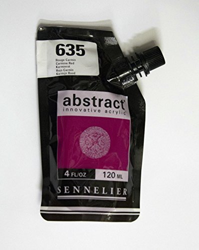 Akrylfärg Sennelier Abstract 120ml - Carmine Red (635) - Akrylfärger, Konstnärsfärger