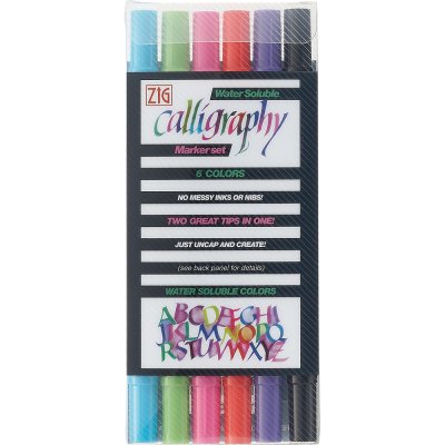 Kalligrafipenne ZIG TC-3100 - 6 farver