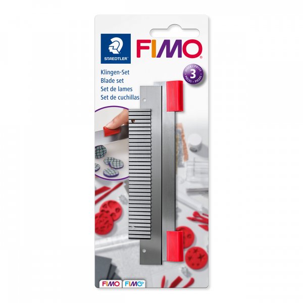 Fimo Knivblad f�r lera - 3-pack
