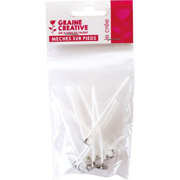 Veke med fot, 7 cm, 10-pack Veke med fot, 7 cm, 10-pack
