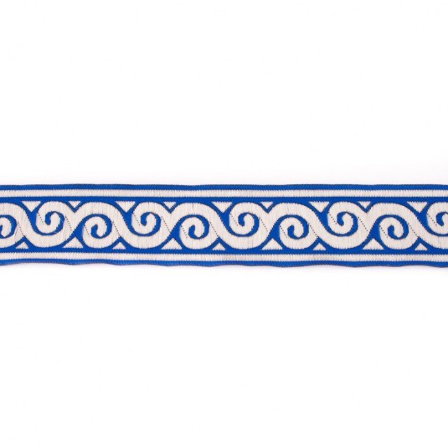 Dekorbånd - Jacquard II - Koboltblå - Dekorationsbånd - Øvrige, Bånd & dekorationsbånd, Tekstilbånd & snor