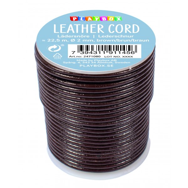 L�dersn�re 22,5 m brun