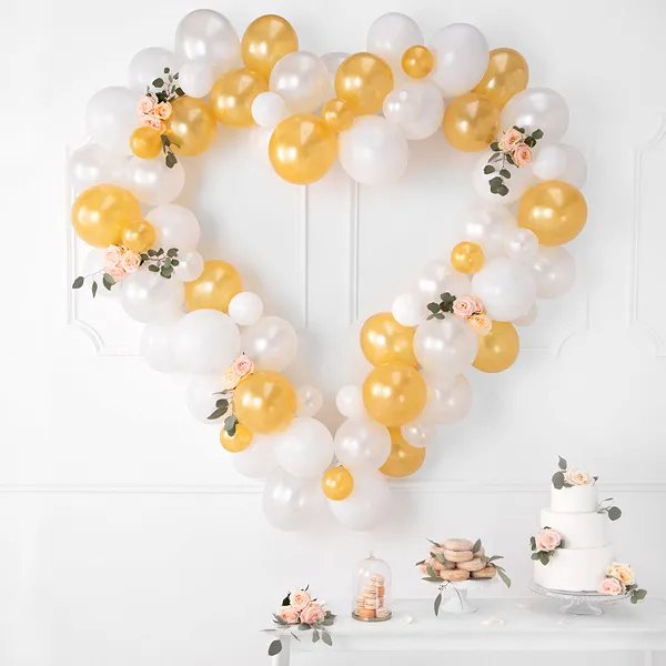 Ballonger strong ca 30 cm vit - 10-pack Ballonger strong ca 30 cm vit - 10-pack