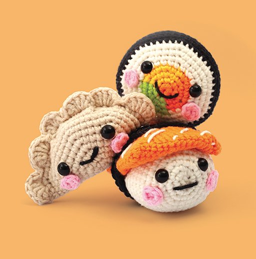 Amigurumi-kit - mina sushi Amigurumi-kit - mina sushi