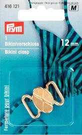 Bikinispänne met. 12 mm guldfärg