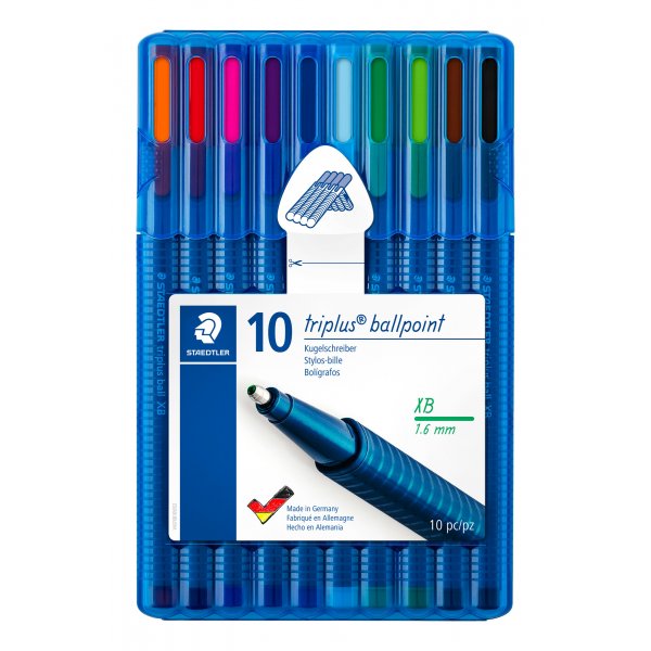 Kuglepen Triplus XB - 10-pak