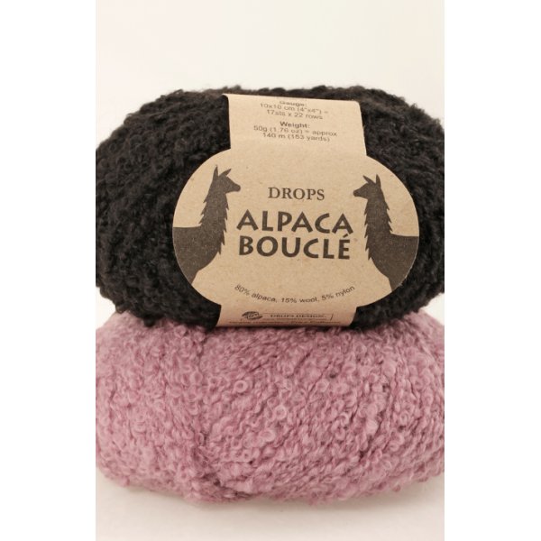 Drops Alpaca Bouclé garn - 50g Drops Alpaca Bouclé garn - 50g