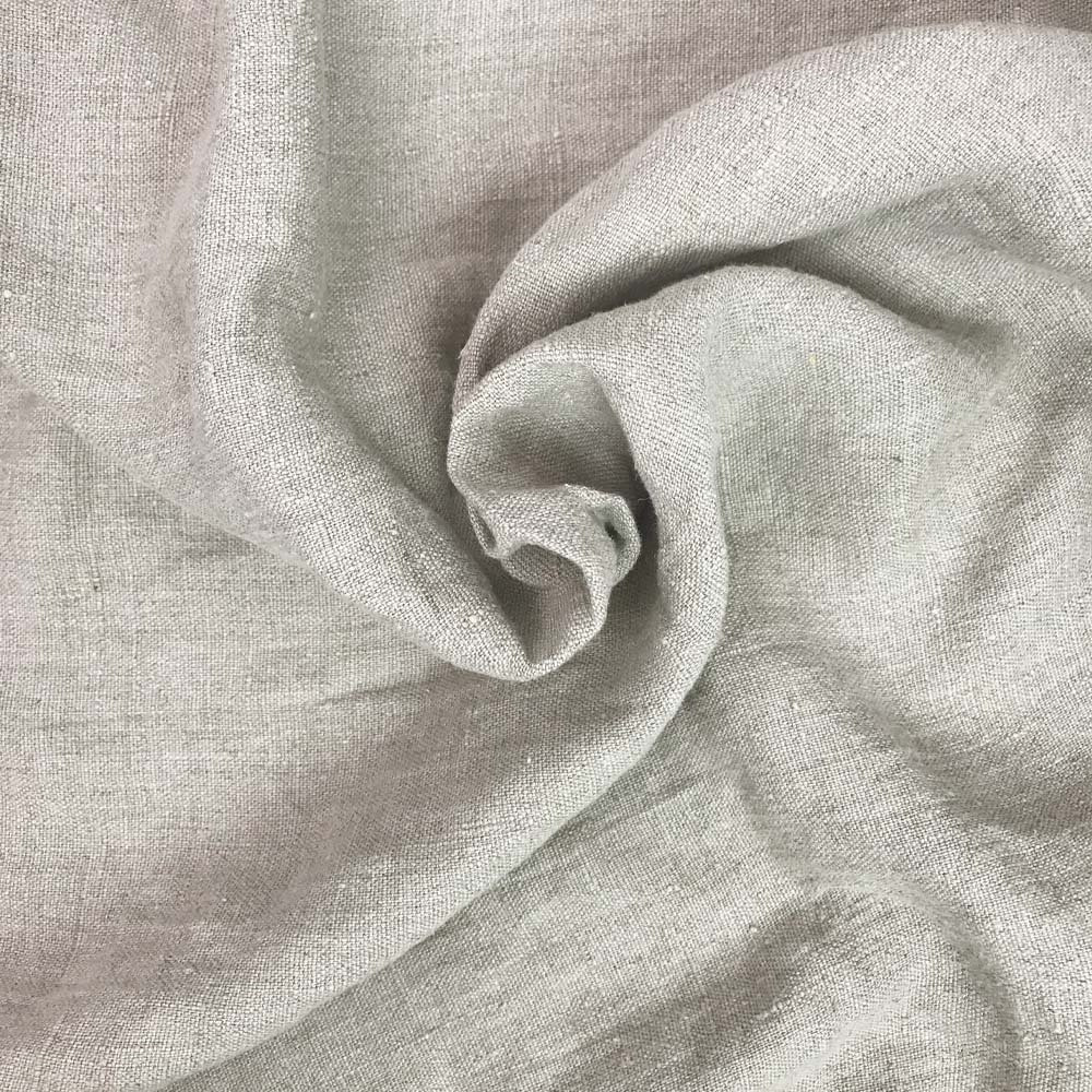 Hørstof Margareta - Lys beige (1237/330) Kruset / Rynket - 100% hør, Hørstof, Stof
