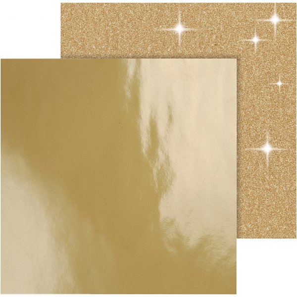 Vivi Gade designpapper - guld - 2 ark Vivi Gade designpapper - guld - 2 ark