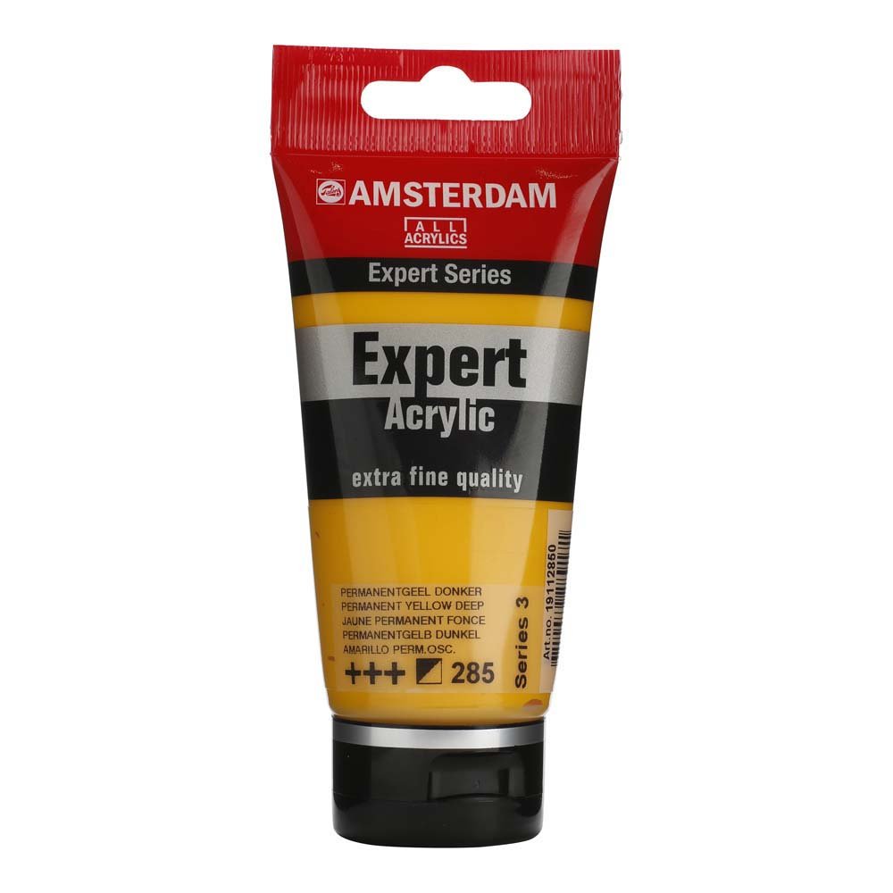 Amsterdam Acrylic Expert - 75 ml Permanent Gul Dyb - Akrylfarver, Kunstnerfarver