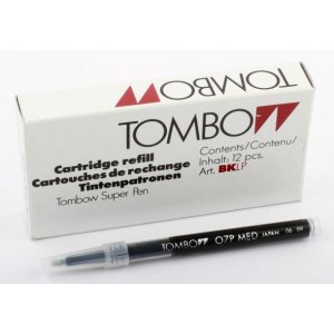 Tombow Rollerball-patron 1,0 mm sort