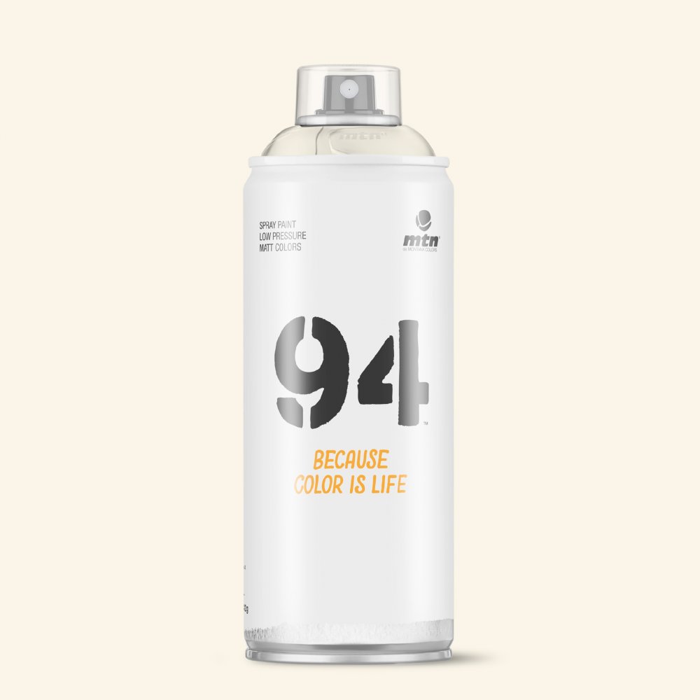 MTN 94 400 ml - RV-190 Malta Hvit - Spraybokser, Spraymaling, Hobbymaling
