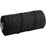 Makramésnor 1 mm 315 m Sort - 220 g Makramésnor 1 mm 315 m Sort - 220 g