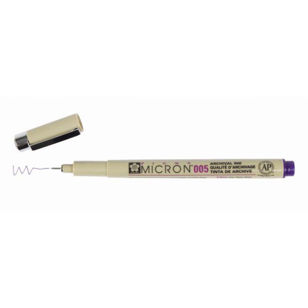 Pigma Micron 0,2 mm - Purple - Fineliners, Penne, Penne, kridt & tusch