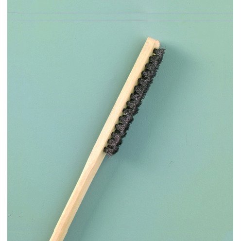 Stlborste rostfri 21 cm - kort borst